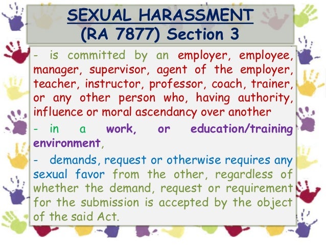 training instructor notes sexual harassment Training instructor notes sexual harassment